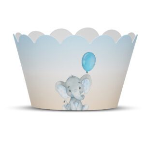 Korpice za mafine slonče sa balonom