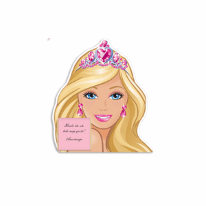 Zahvalnica sa čokoladicom Barbi