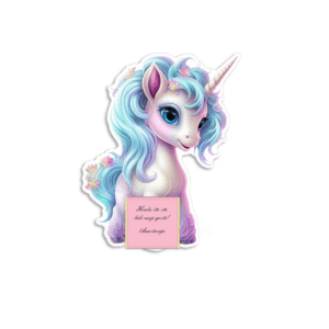 Zahvalnica sa čokoladicom jednorog V