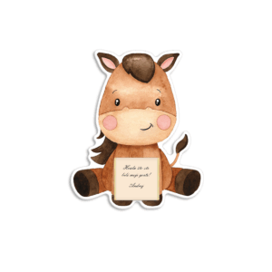 Zahvalnica sa čokoladicom farma konjić