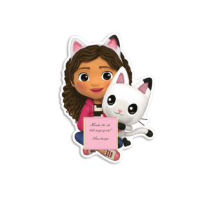 Zahvalnica sa čokoladicom Gabi