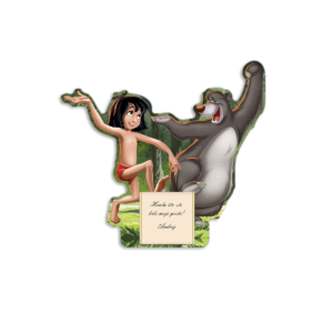 Zahvalnica sa čokoladicom Knjiga o džungli