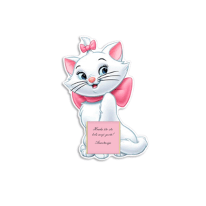 Zahvalnica sa čokoladicom maca Meri