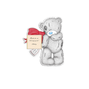 Zahvalnica sa čokoladicom meda sa poklonom