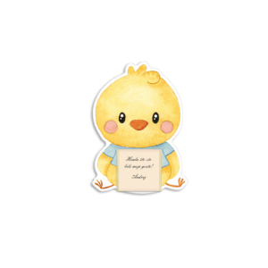 Zahvalnica sa čokoladicom farma pile