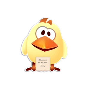 Zahvalnica sa čokoladicom pile - Slika 1