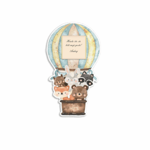 Zahvalnica sa čokoladicom šumske životinje