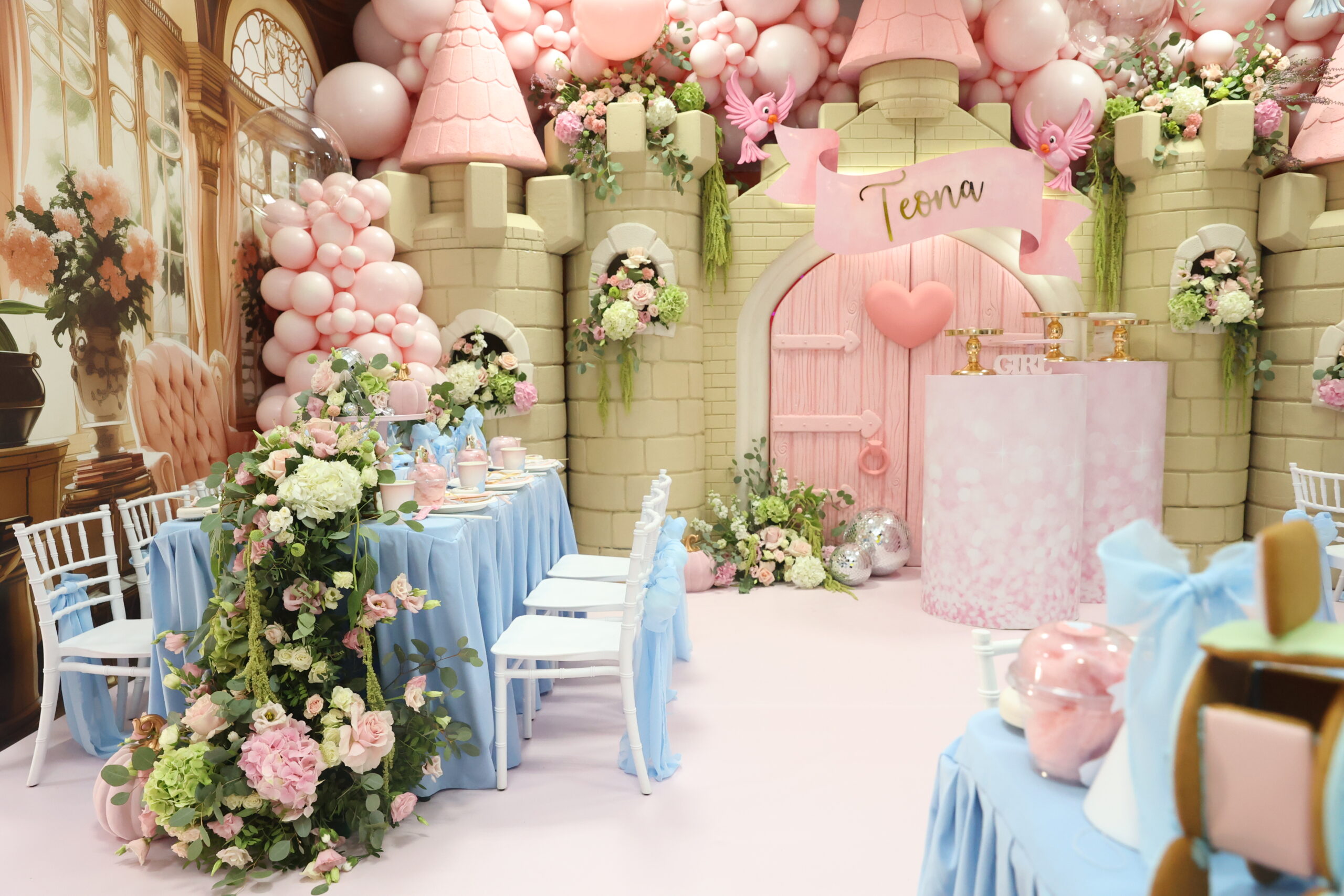 Dekoracija za Prvi Rođendan - Pepeljuga