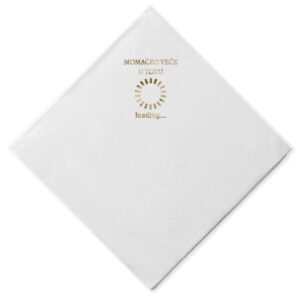 Štampane salvete momačko veče