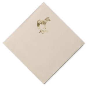 Štampane salvete zebra