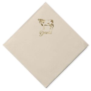 Štampane salvete kravica 2