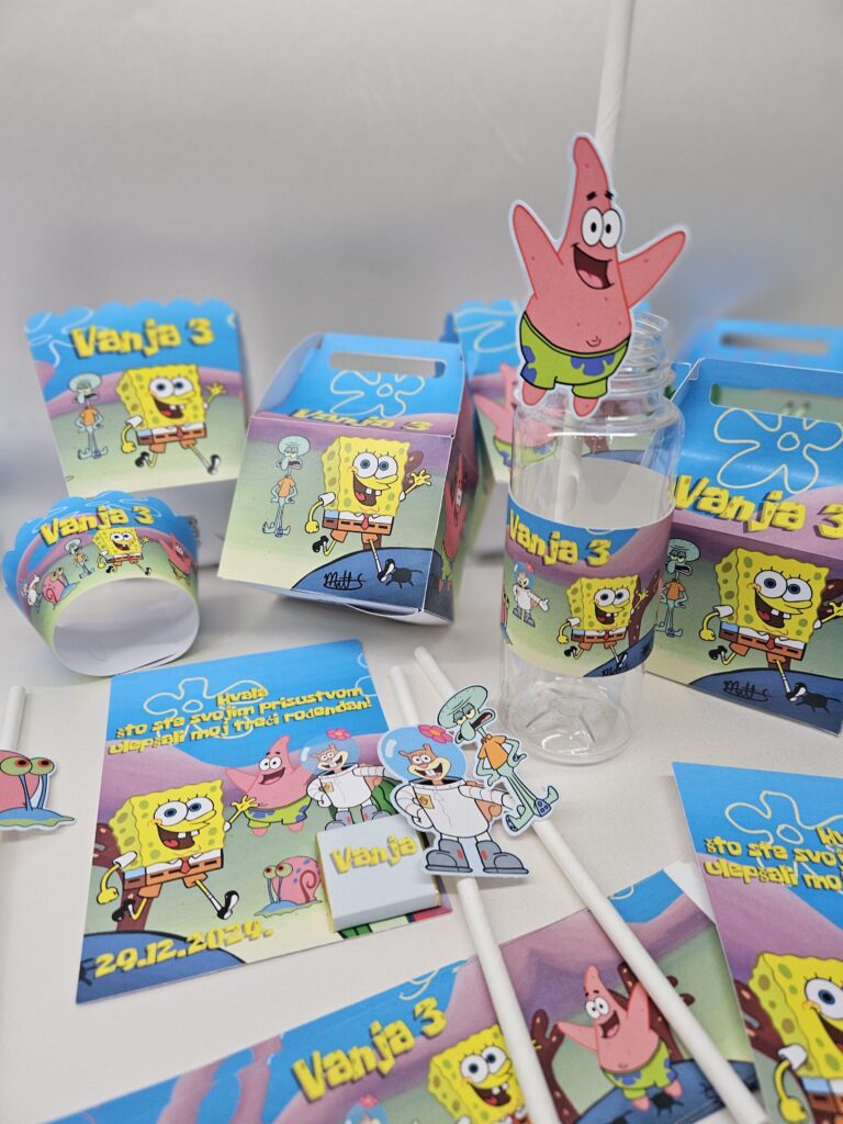 Party Oprema Sunđer Bob Kockalone