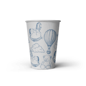 Čaša teddy rocking horse air balloon