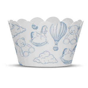 Korpice za mafine teddy rocking horse air balloon