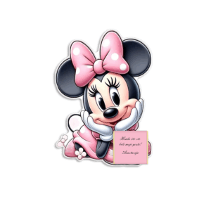 Zahvalnica sa čokoladicom mini maus V