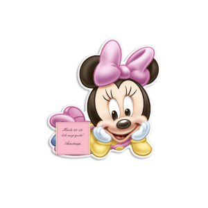 Zahvalnica sa čokoladicom mini maus VI