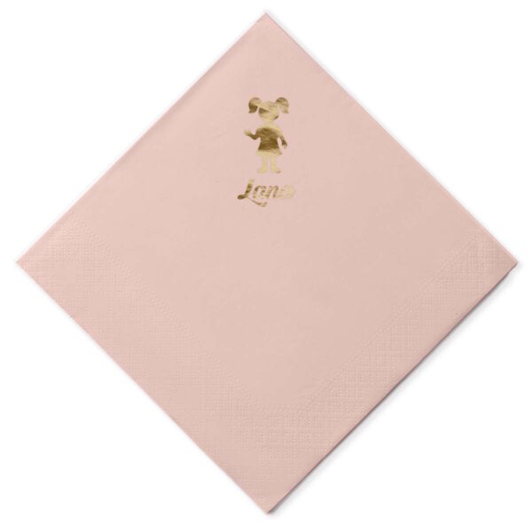 Salvete devojčica mockup