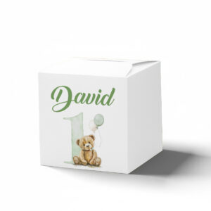 Kutija kockica prvi rođendan meda