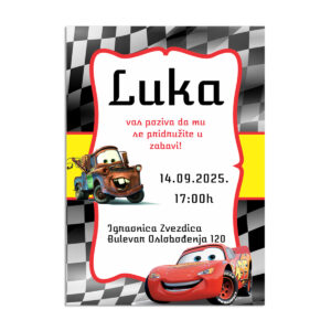 Pozivnica auto Munja