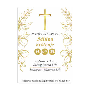 Pozivnica krštenje