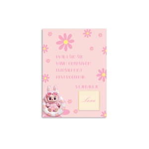 Zahvalnica sa čokoladicom labubu 2