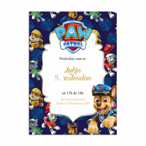 Pozivnica Patrolne šape