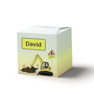 Kutija kockica bager