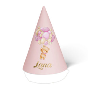 Kapica meda sa balonima rozi