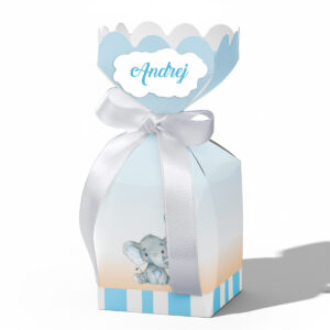 Kutija polu bombonica slonče sa balonom