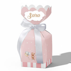 Kutija polu bombonica meda sa balonima