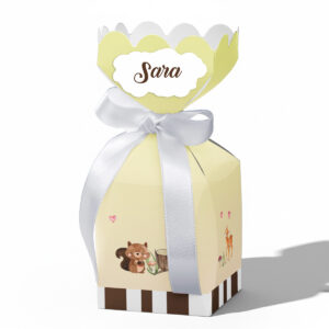 Kutija polu bombonica šumske životinje