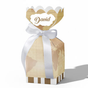 Kutija polu bombonica mapa