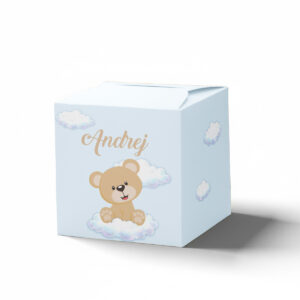 Kutija kockica meda na oblaku