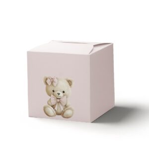 Kutija kockica meda sa mašnicom