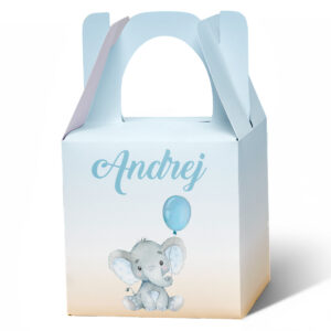 Kutija torbica slonče sa balonom
