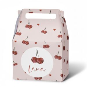 Kutija sa ručkom višnja