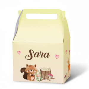 Kutija sa ručkom šumske životinje