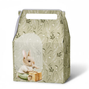 Kutija sa ručkom zeka i veverica