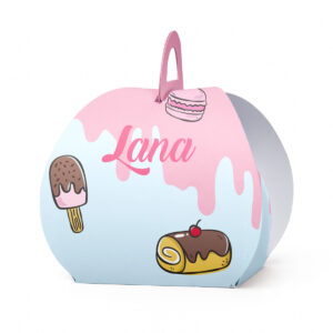 Kutijica za poklone ovalna kolačići