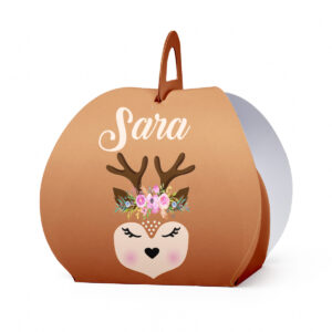 Kutijica za poklone ovalna jelen