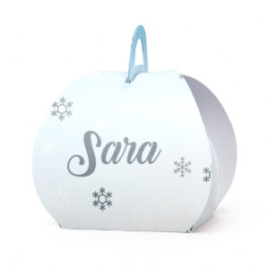 Kutijica za poklone ovalna pahulje