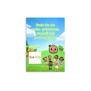 Zahvalnica sa čokoladicom Kokomelon - Slika 1