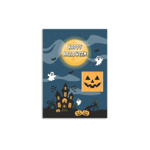 Zahvalnica sa čokoladicom Noć veštica