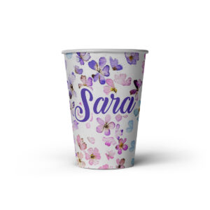 Čaša cvetići - Slika 1