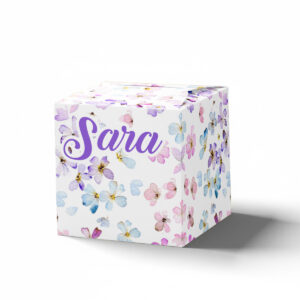 Kutija kockica cvetići