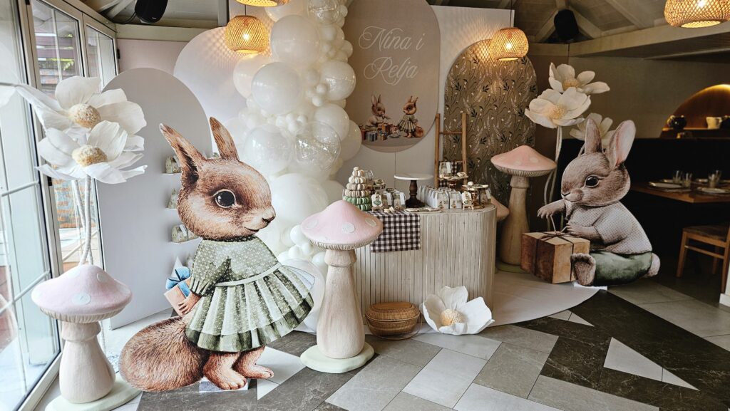 Dekoracija za Rođendan - Veverice