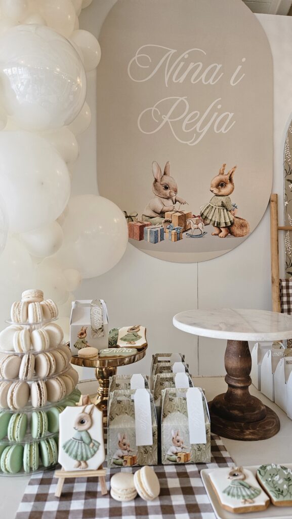 Dekoracija za Rođendan - Veverice