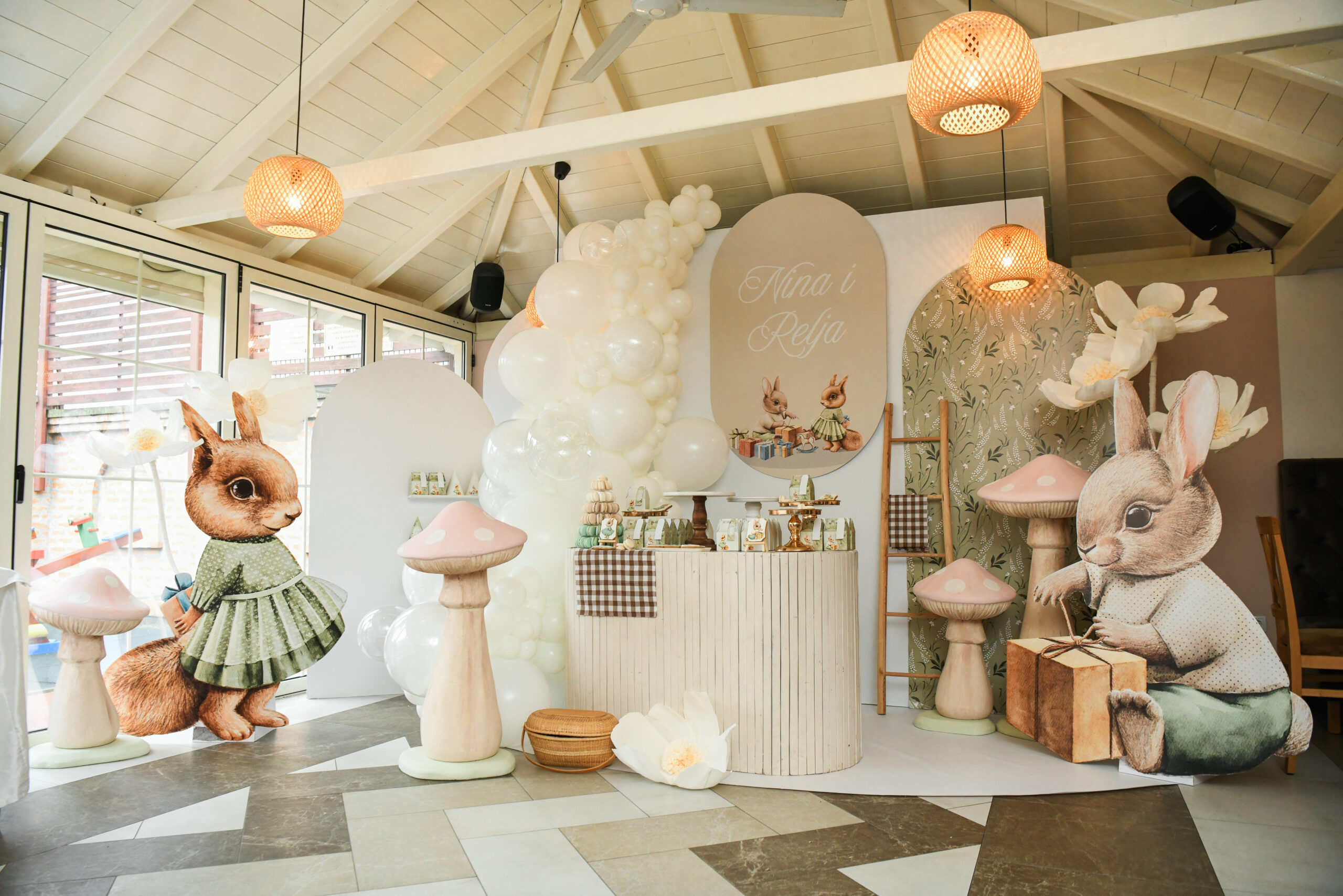 Dekoracija za Rođendan - Veverice