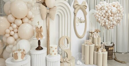 Dekoracija za Rođendan - Plavi svet balona i Meda