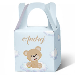 Kutija torbica meda na oblaku